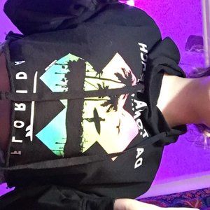 DAYTONA BEACH CROP TOP HOODIE